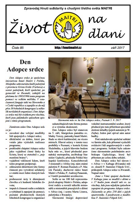 Zpravodaj Maitri 85